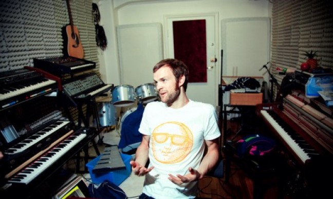 "Todd Terje in his studio"